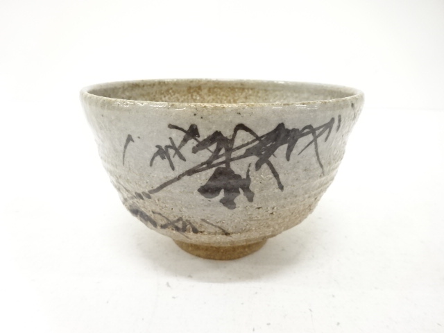 JAPANESE TEA CEREMONY / TEA BOWL CHAWAN / IRON PAINTING / ARTISAN WORK